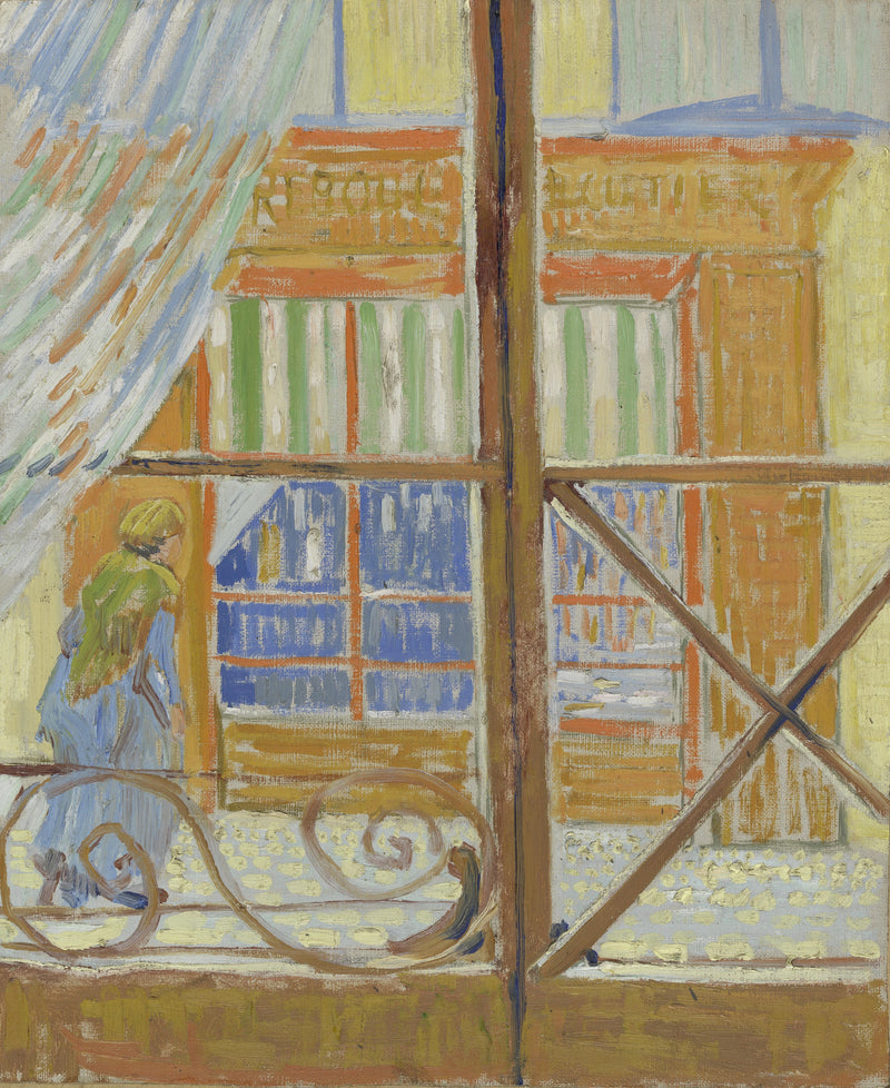Gezicht op een slagerij - Vincent van Gogh