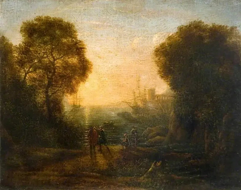 Kustzicht - Claude Lorrain