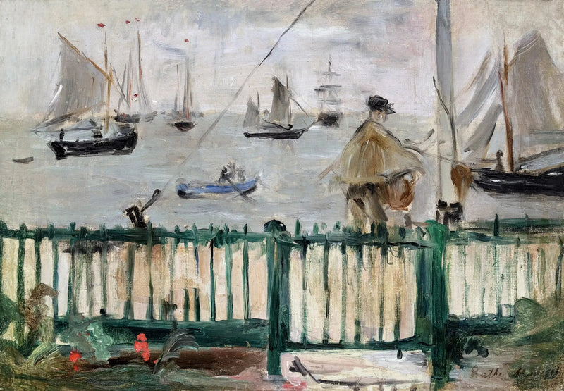 Uitzicht op Engeland of Op het eiland Wight - Berthe Morisot