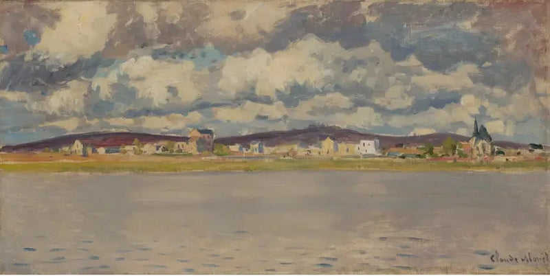 Gezicht op Argenteuil - Claude Monet