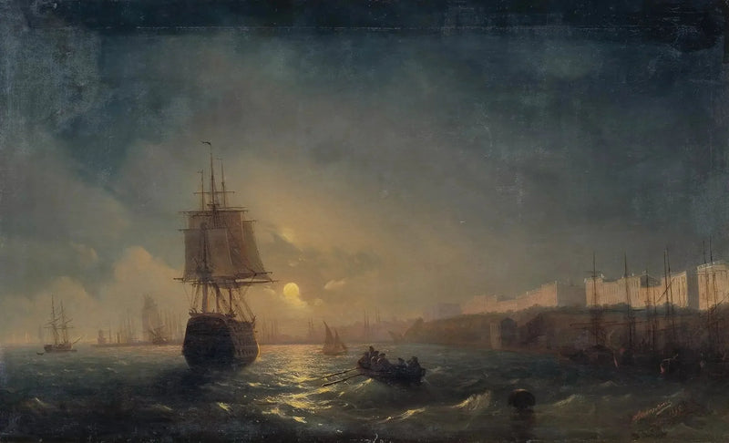 Uitzicht op Odessa op een volle maannacht - Ivan Aiëvazovski

Source:
Vue d'Odessa par une nuit de pleine lune - Ivan Aïvazovski