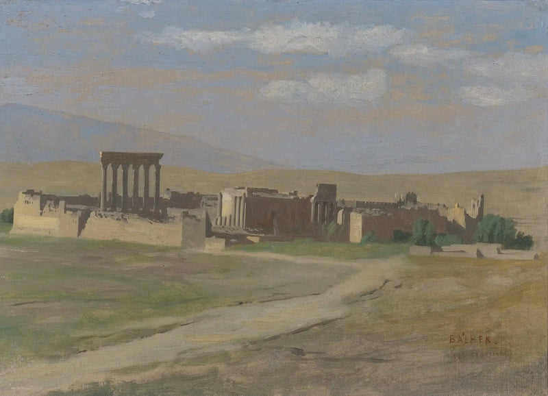 Uitzicht op Baalbek - Jean-Léon Gérôme