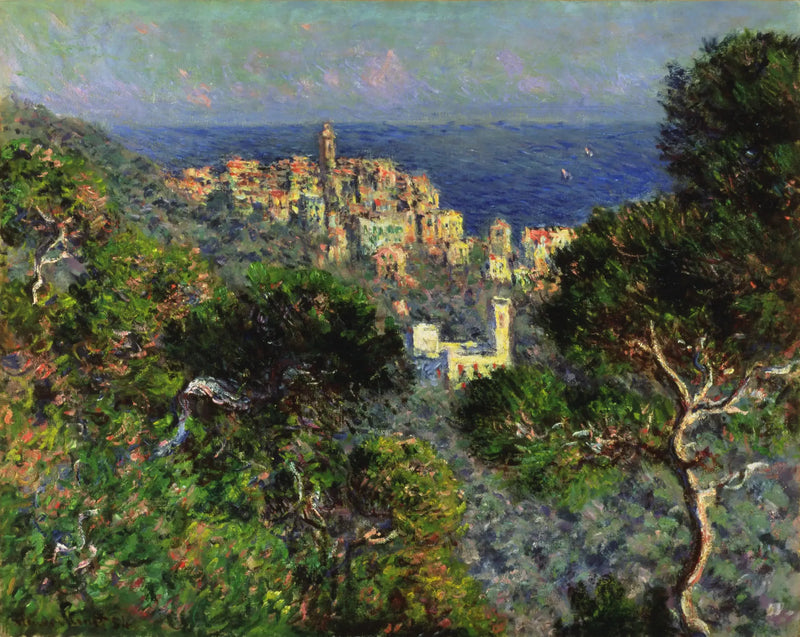 Gezicht op Bordighera - Claude Monet