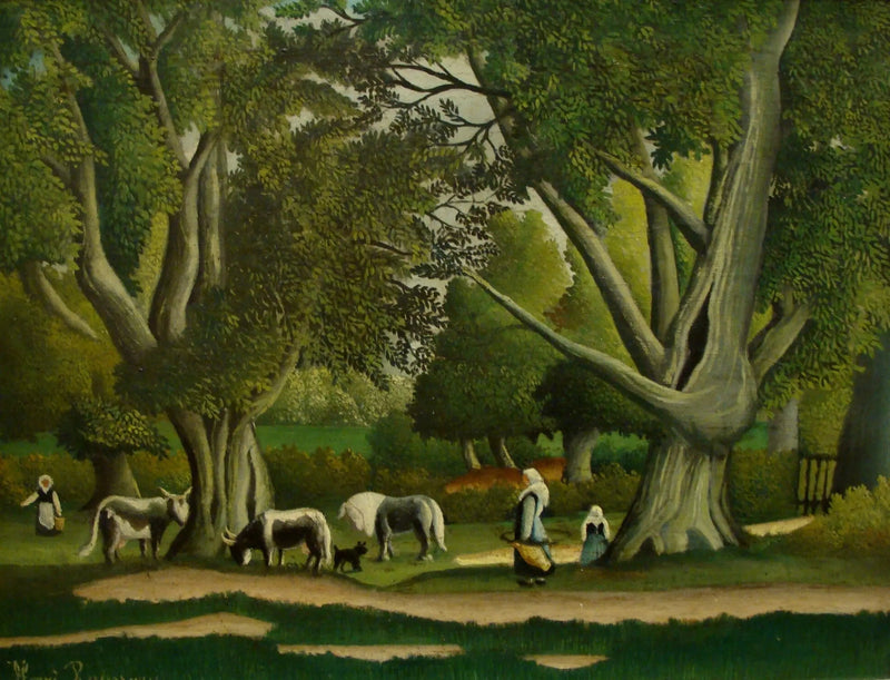 Uitzicht op Bretagne - Henri Rousseau