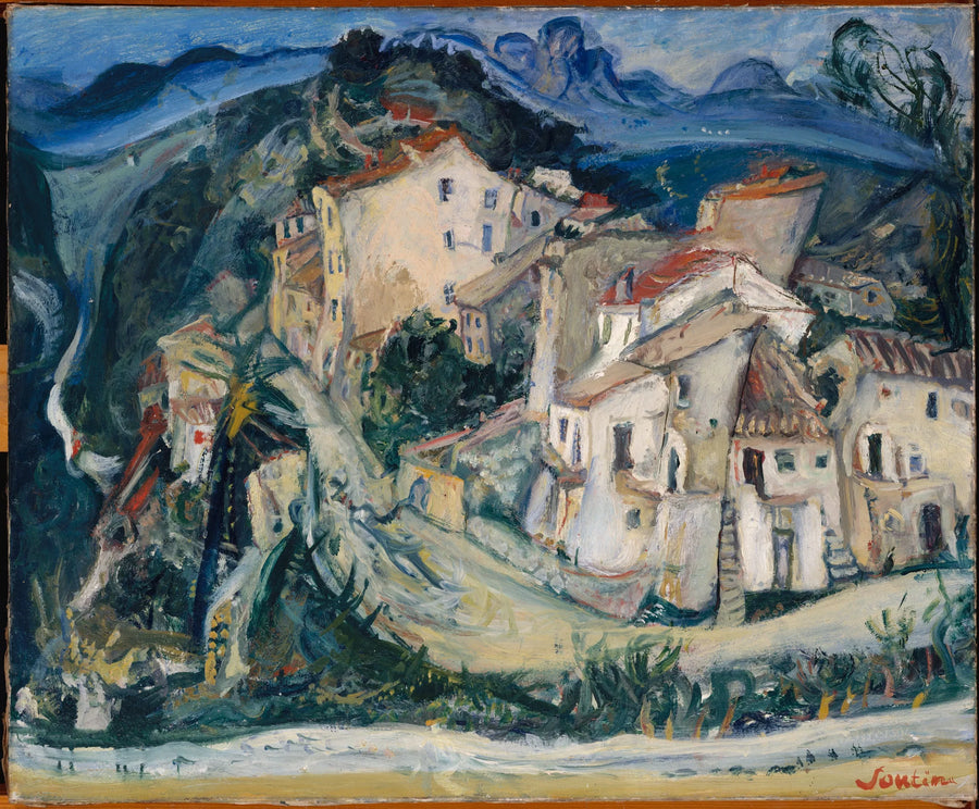 Uitzicht op Cagnes - Chaim Soutine