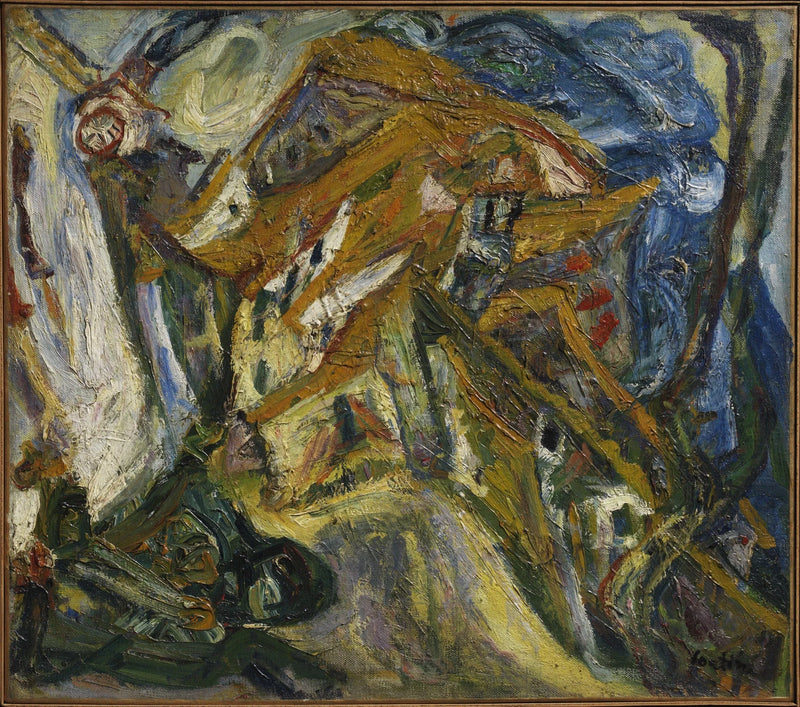 Uitzicht op Céret - Chaim Soutine