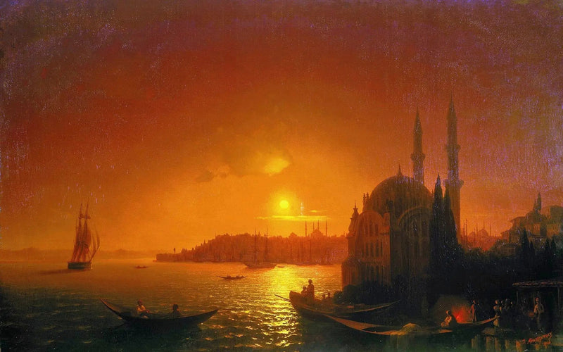 Uitzicht op Constantinopel bij maanlicht - Ivan Aïvazovski

Source:
Vue de Constantinople au clair de lune - Ivan Aïvazovski