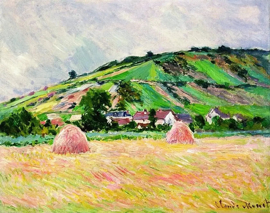 Gezicht op Giverny - Claude Monet