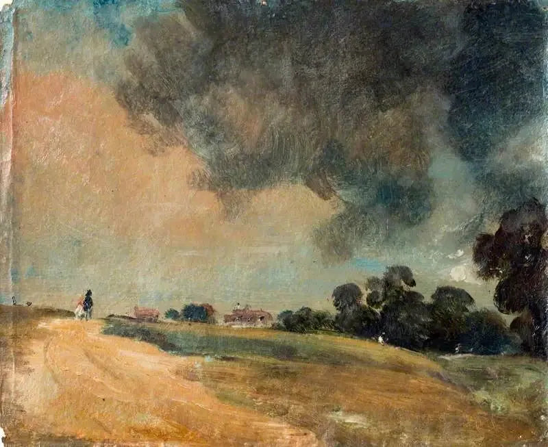 Uitzicht op Hampstead, richting oosten - John Constable