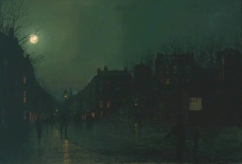 Uitzicht op Heath Street 's nachts - John Atkinson Grimshaw

Source:
Vue de Heath Street la nuit - John Atkinson Grimshaw