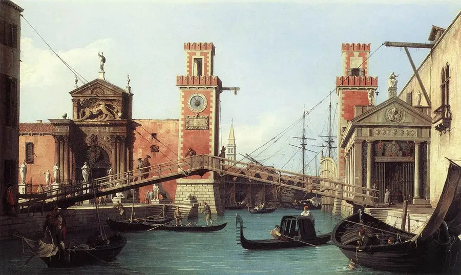 Uitzicht op de ingang van het Arsenal - Canaletto

Source:
Vue de l'entrée de l'Arsenal - Canaletto