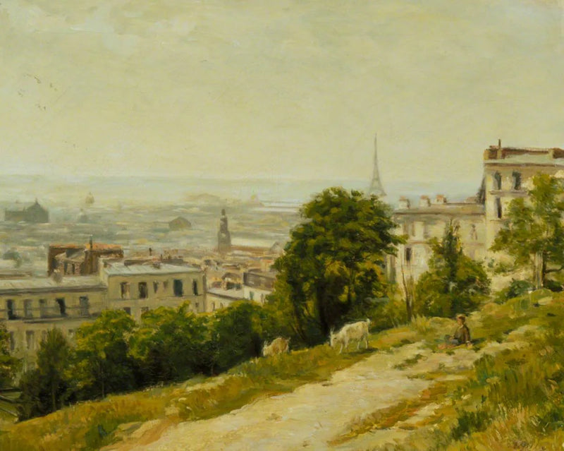 Uitzicht op de heuvel, Montmartre - Stanislas Lépine