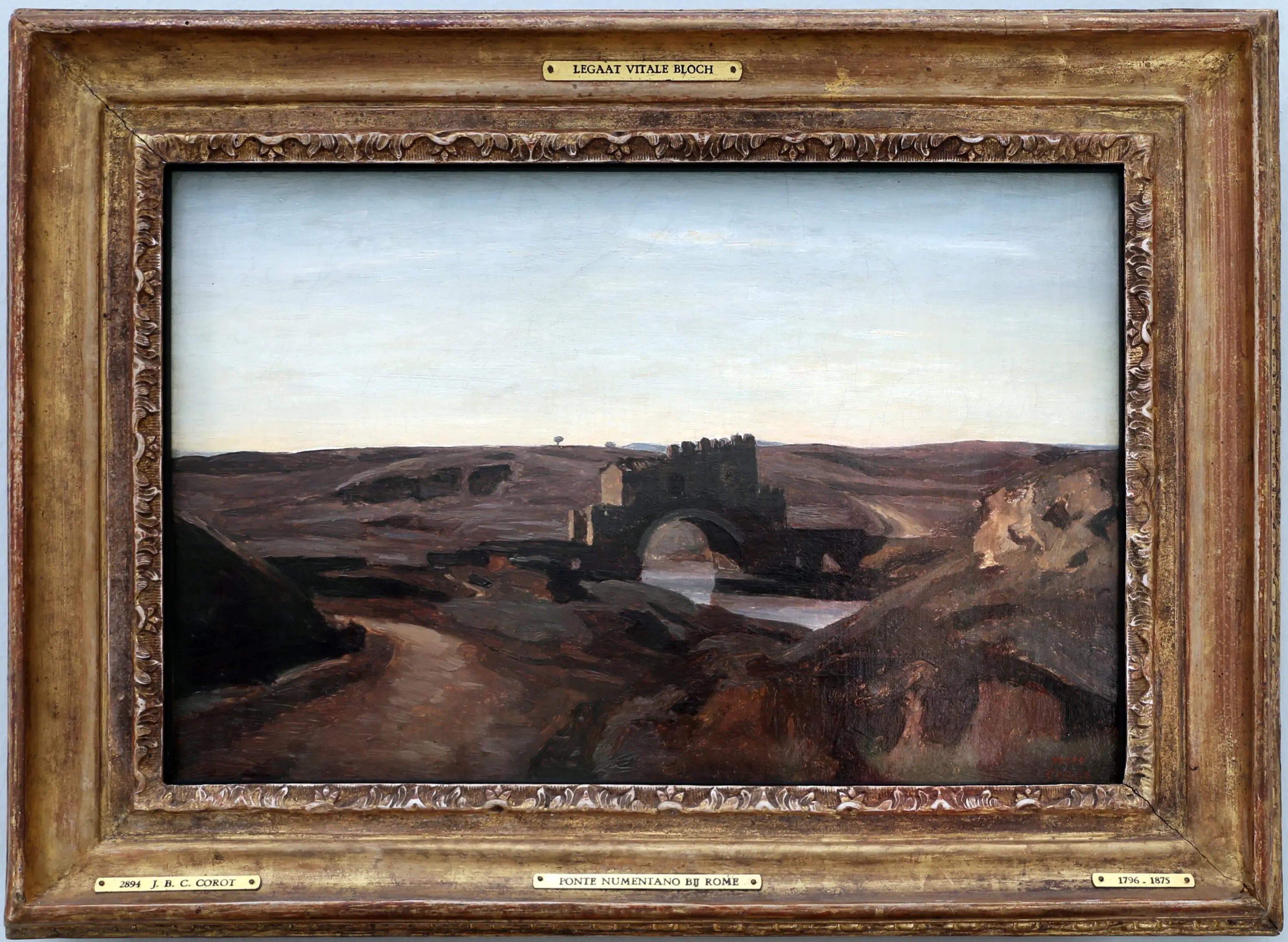 Vue de la campagne près de Rome - Jean-Baptiste Camille Corot - Alpha Reproduction