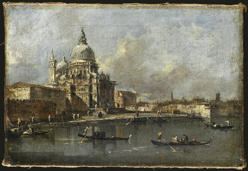 Uitzicht op de Salute - Francesco Guardi