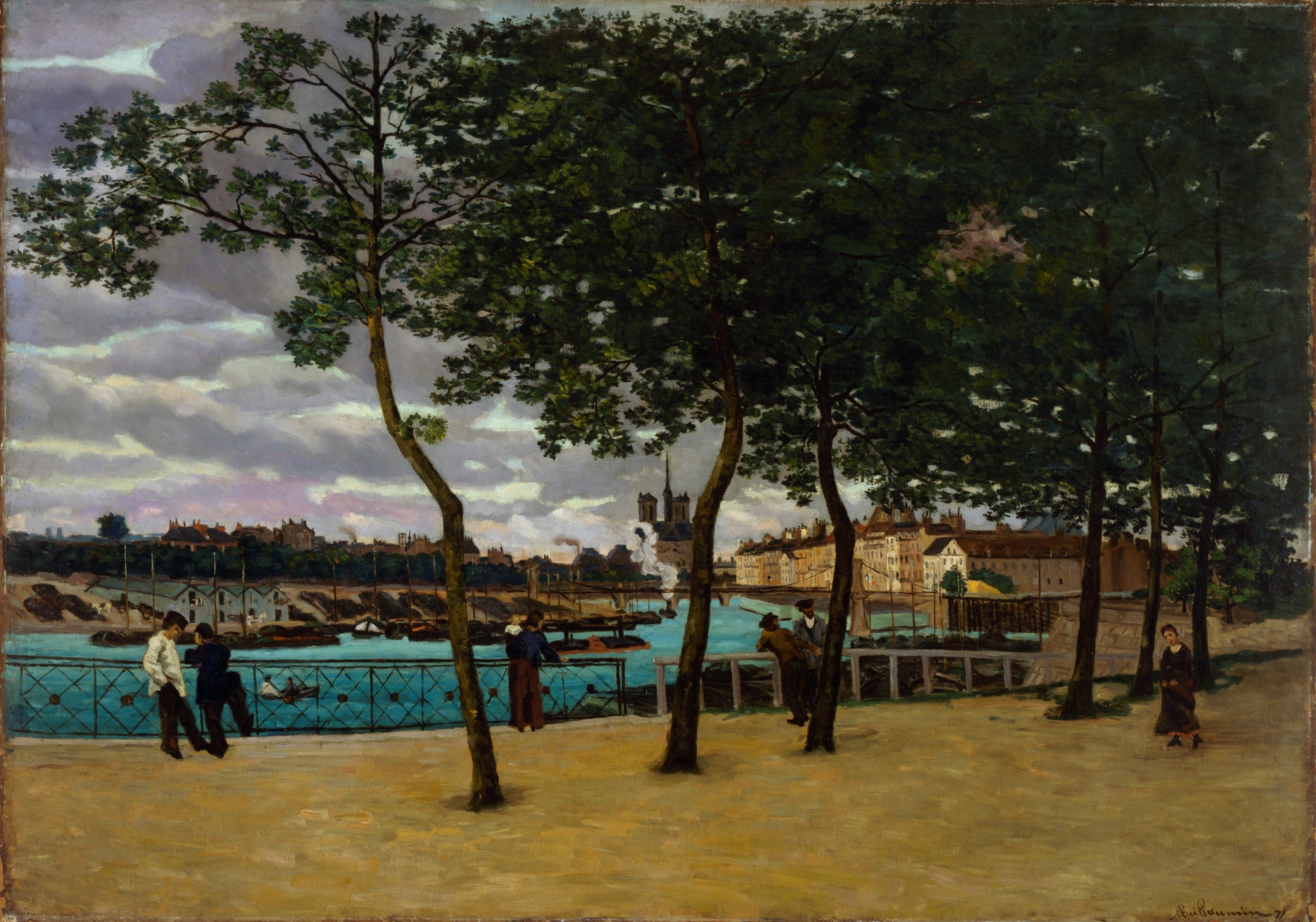 Vue de la Seine Paris - Armand Guillaumin - Alpha Reproduction