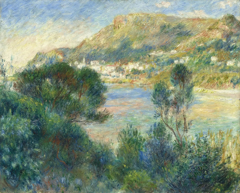 Uitzicht op Monte Carlo vanaf Cap Martin - Pierre-Auguste Renoir