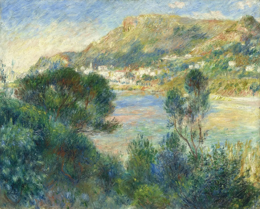 Uitzicht op Monte Carlo vanaf Cap Martin - Pierre-Auguste Renoir