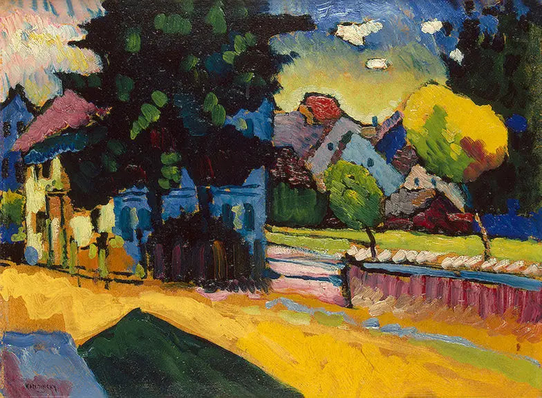 Uitzicht op Murnau - Vassily Kandinsky