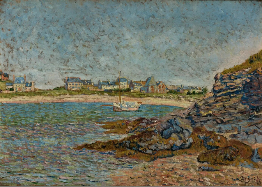 Uitzicht op de Haven, Saint Briac - Paul Signac