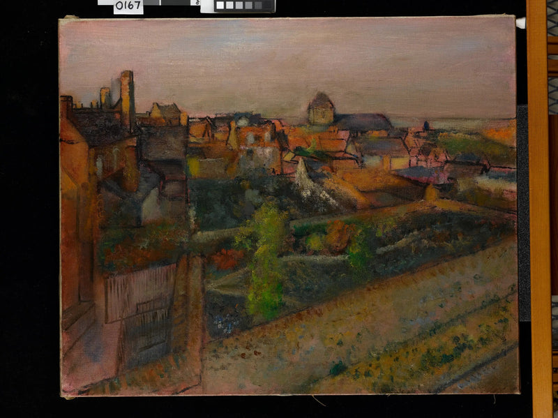 Uitzicht op Saint-Valéry-sur-Somme - Edgar Degas