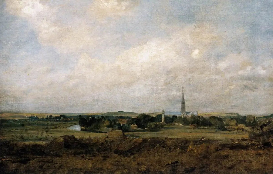 Uitzicht op Salisbury - John Constable