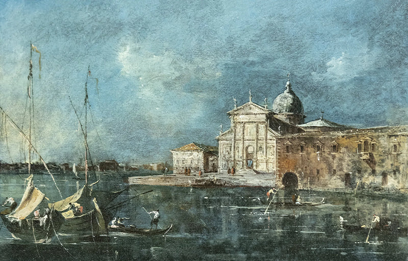 Uitzicht op San Giorgio Maggiore in Venetië - Francesco Guardi