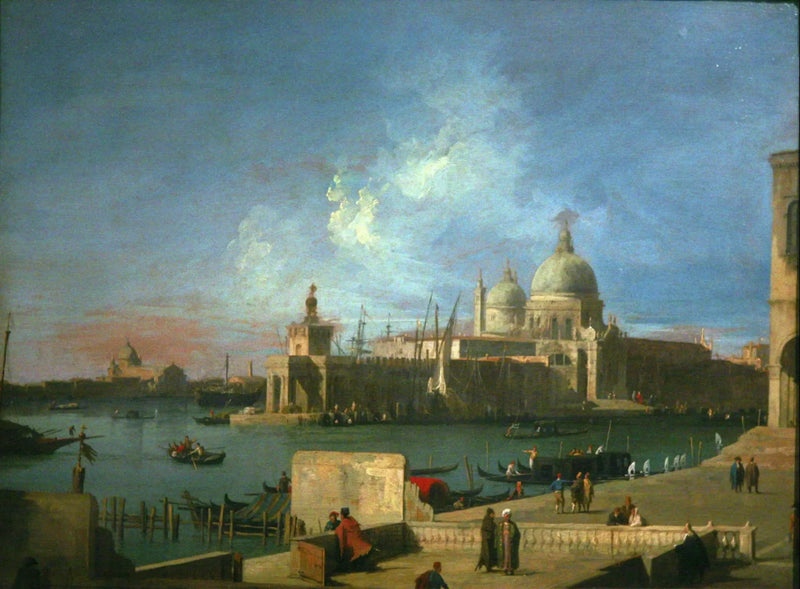 Uitzicht op Santa Maria della Salute vanaf de ingang van het Groot Kanaal - Canaletto

Source:
Vue de Santa Maria della Salute, depuis l'entrée du Grand Canal - Canaletto