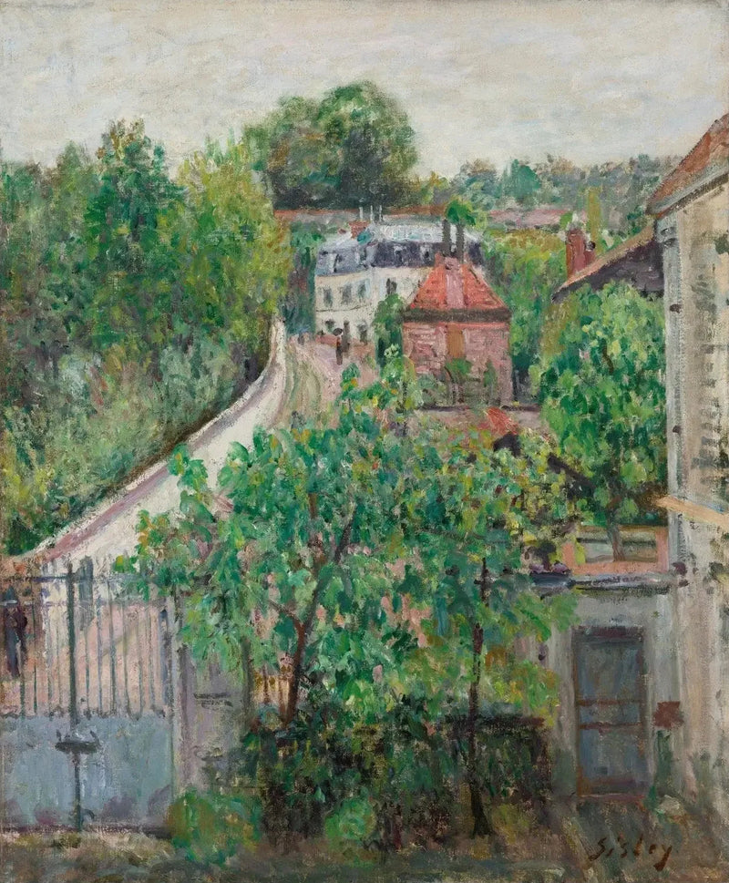 Uitzicht op Sèvres - Alfred Sisley