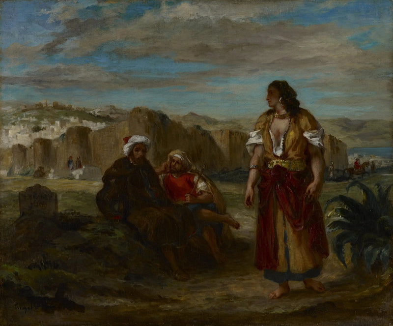 Uitzicht op Tanger - Eugène Delacroix