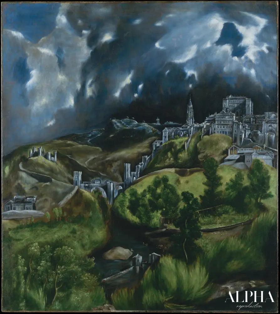 View of Toledo - El Greco - Reproductions de tableaux et peintures haut de gamme