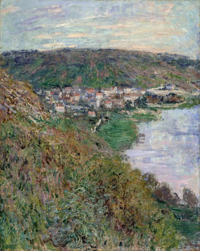 Gezicht op Vétheuil - Claude Monet