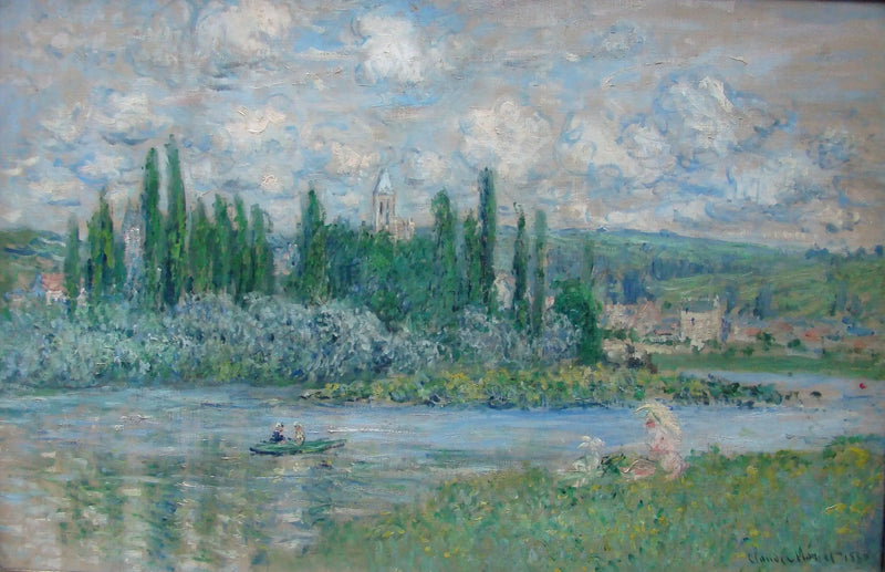 Gezicht op Vétheuil - Claude Monet