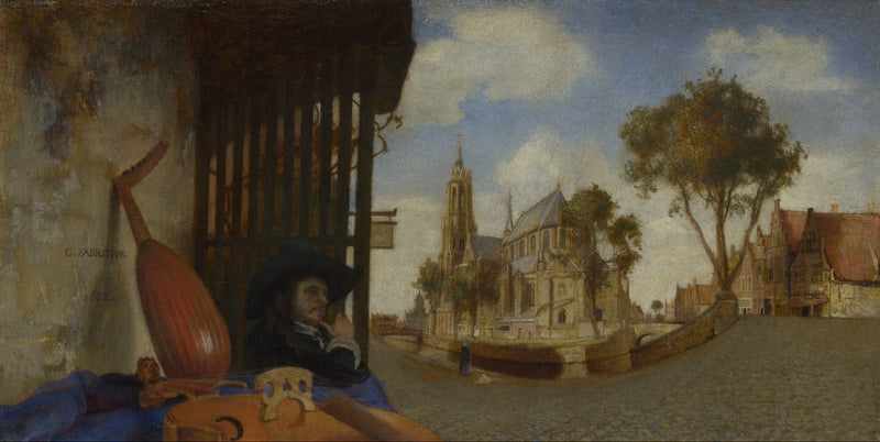 Une vue de Delft - Carel Fabritius