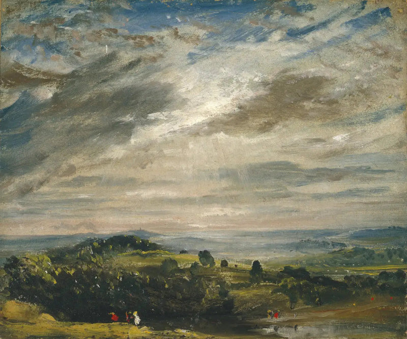 Uitzicht vanaf Hampstead Heath, richting Harrow - John Constable