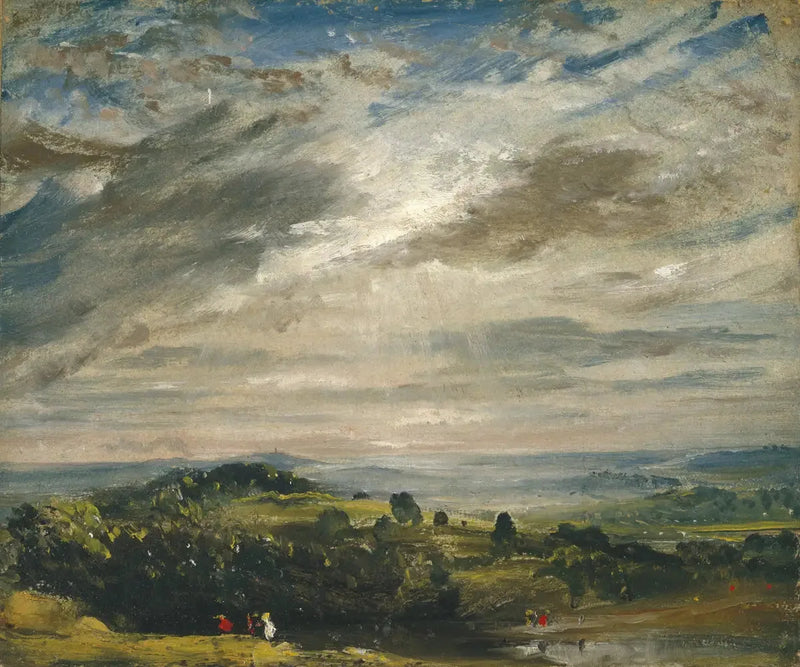 Uitzicht vanaf Hampstead Heath, richting Harrow - John Constable