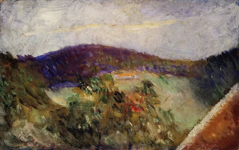 Uitzicht vanaf Hauketo - Edvard Munch