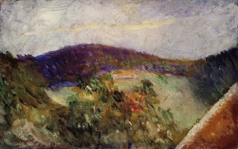 Uitzicht vanaf Hauketo - Edvard Munch