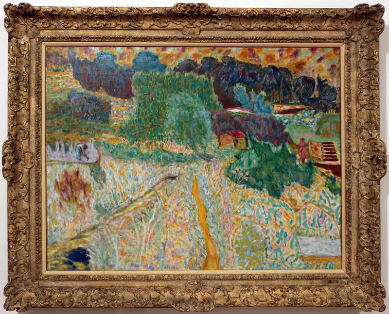 Uitzicht vanuit de atelier van de kunstenaar, Le Cannet - Pierre Bonnard