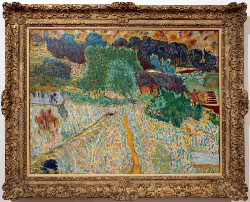 Uitzicht vanuit de atelier van de kunstenaar, Le Cannet - Pierre Bonnard