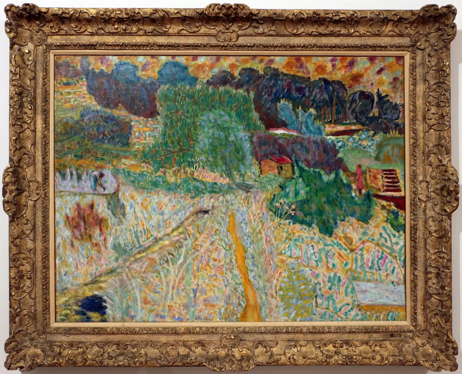 Uitzicht vanuit de atelier van de kunstenaar, Le Cannet - Pierre Bonnard