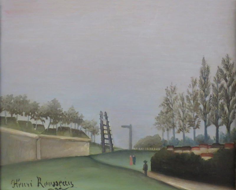 Uitzicht op de versterkingen links van de Vanves-poort - Henri Rousseau