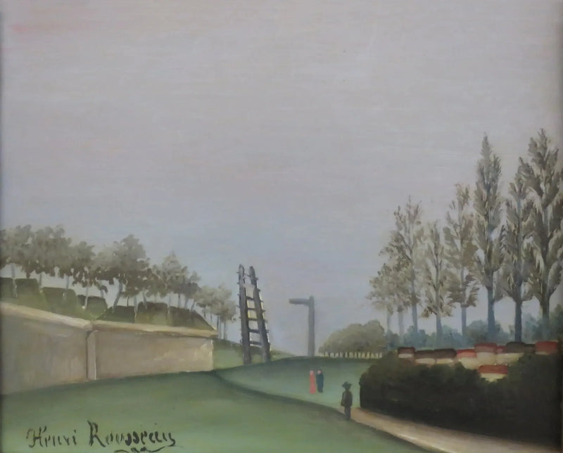 Uitzicht op de versterkingen links van de Vanves-poort - Henri Rousseau
