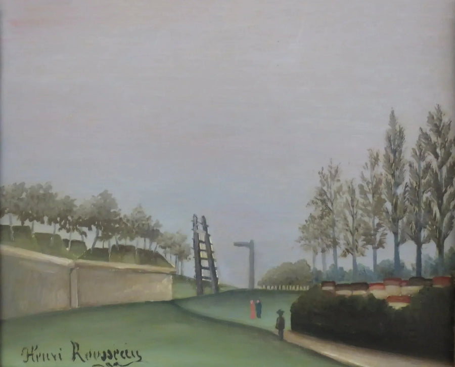 Uitzicht op de versterkingen links van de Vanves-poort - Henri Rousseau