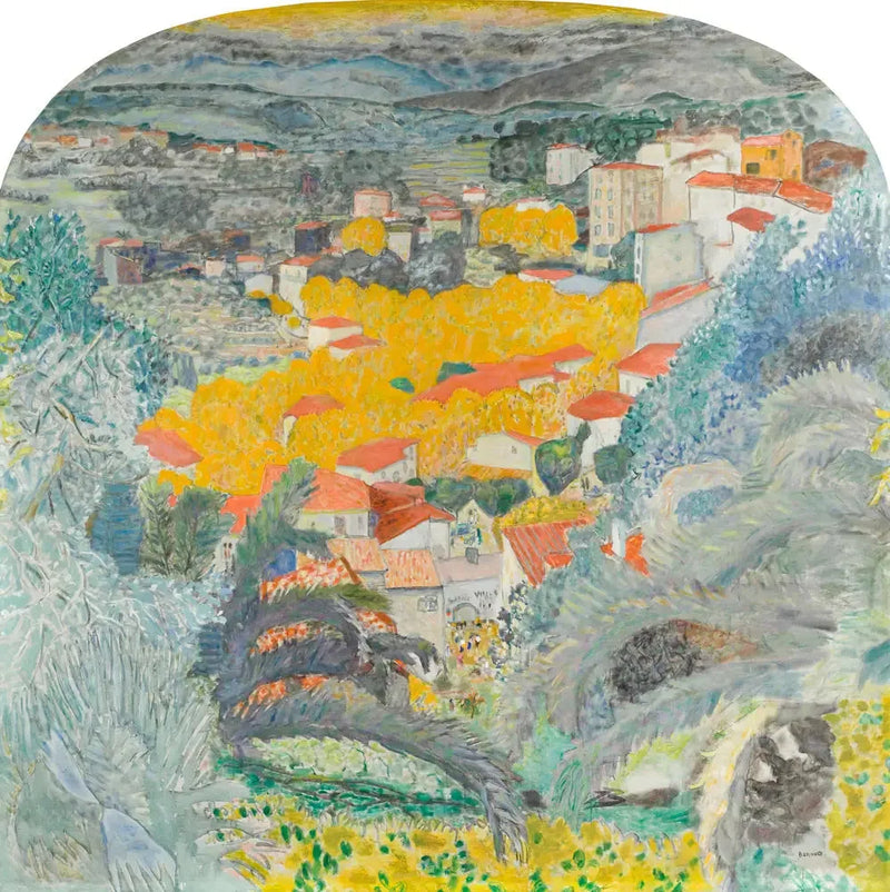 Uitzicht op Cannet - Pierre Bonnard