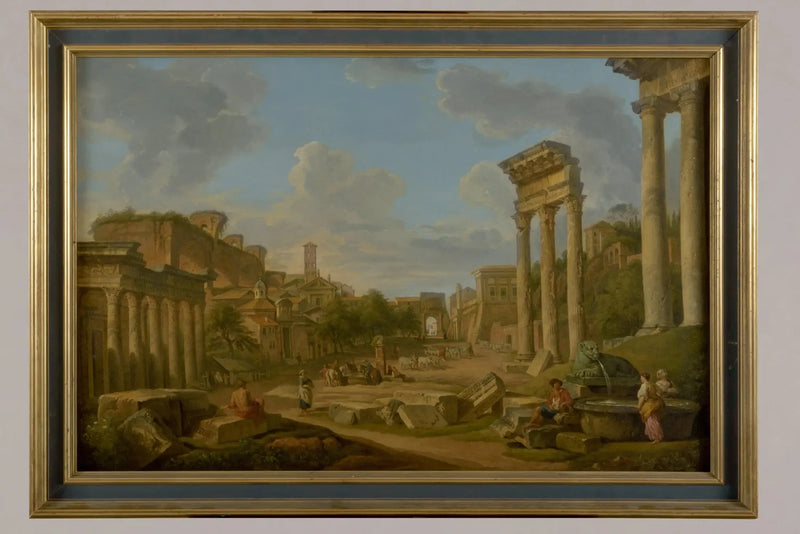 Uitzicht op het forum in Rome - Giovanni Paolo Panini

Source:
Vue du forum à Rome - Giovanni Paolo Panini