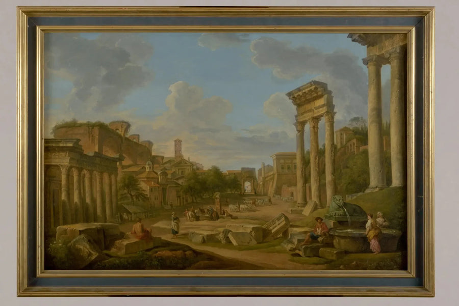 Uitzicht op het forum in Rome - Giovanni Paolo Panini

Source:
Vue du forum à Rome - Giovanni Paolo Panini