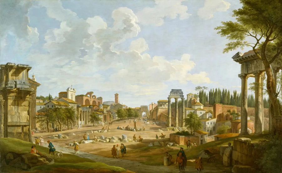 Uitzicht op het Romeinse Forum - Giovanni Paolo Panini

Source:
Vue du Forum romain - Giovanni Paolo Panini