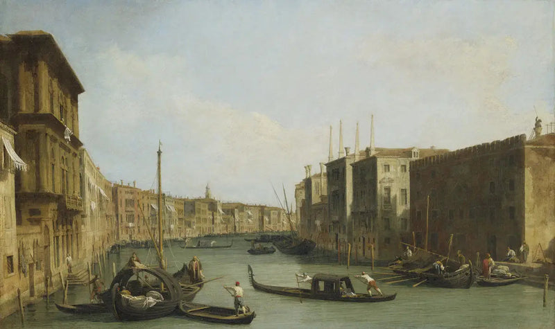 Uitzicht op het Groot Kanaal - Canaletto