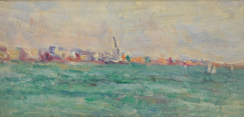 Uitzicht op de Parame - Maximilien Luce