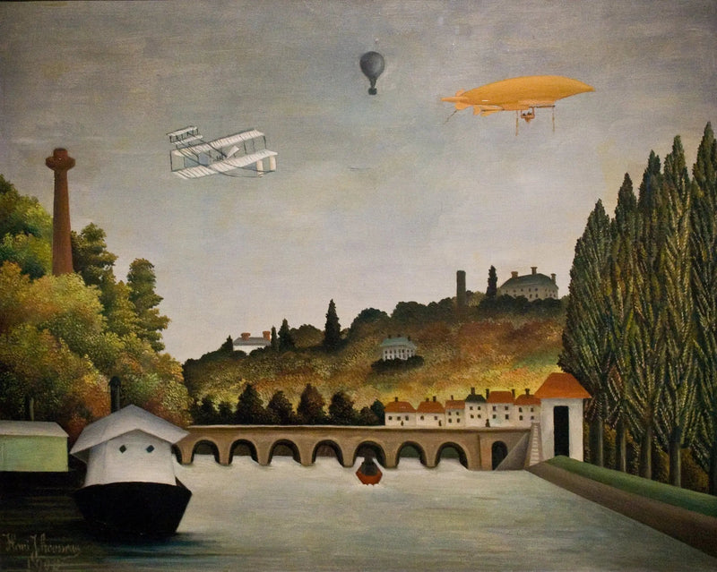 Uitzicht op de Sèvres-brug - Henri Rousseau
